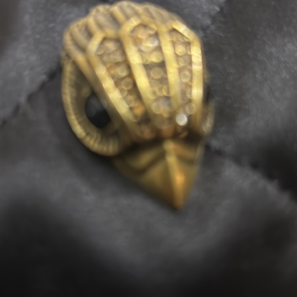 Kurt Geiger Black Quilted Tote with Gold Accent - Picture 2 of 7